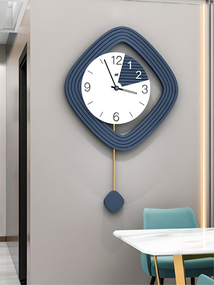 Abstract shaped wall clock