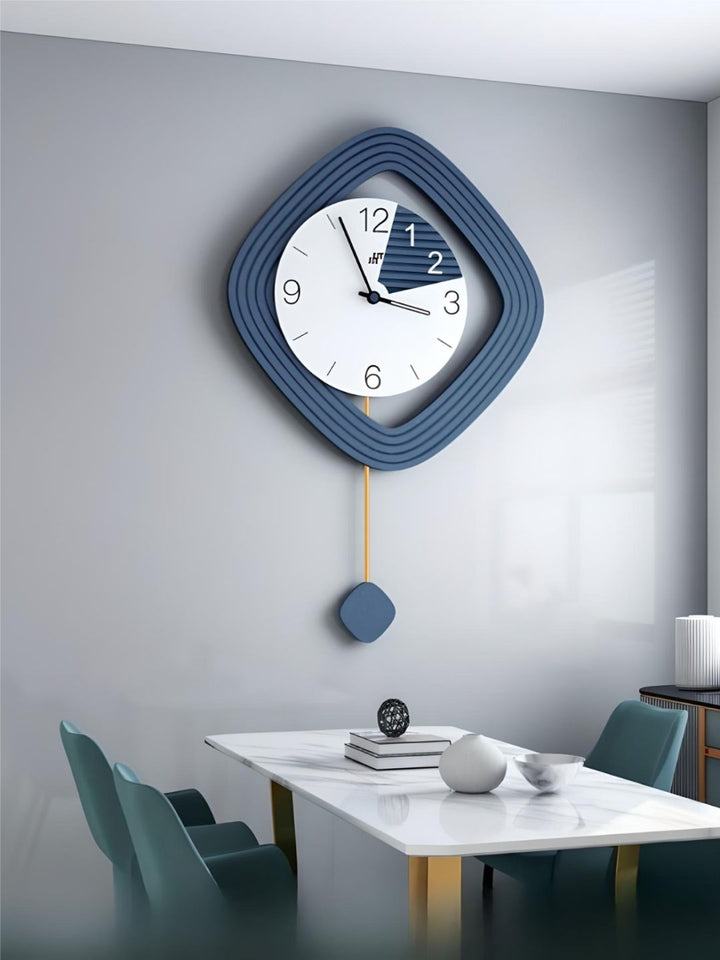 Abstract shaped wall clock