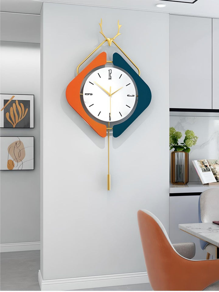 Abstract shaped wall clock