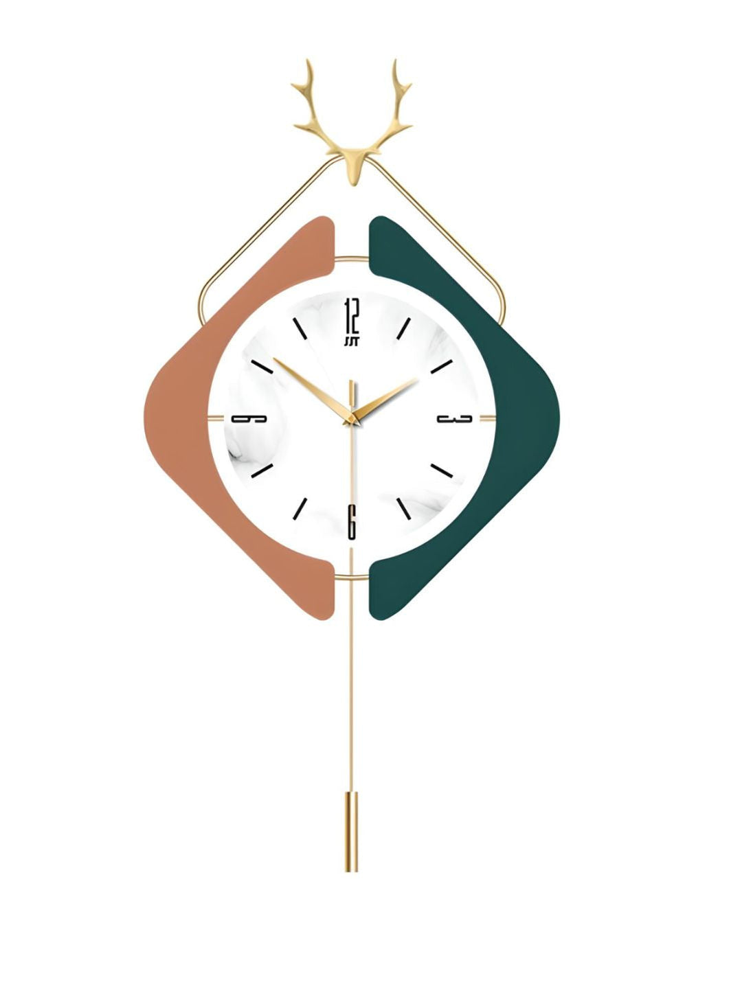 Abstract shaped wall clock