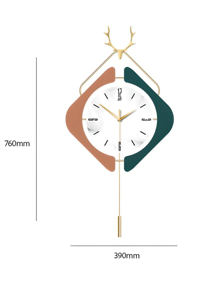 Abstract shaped wall clock