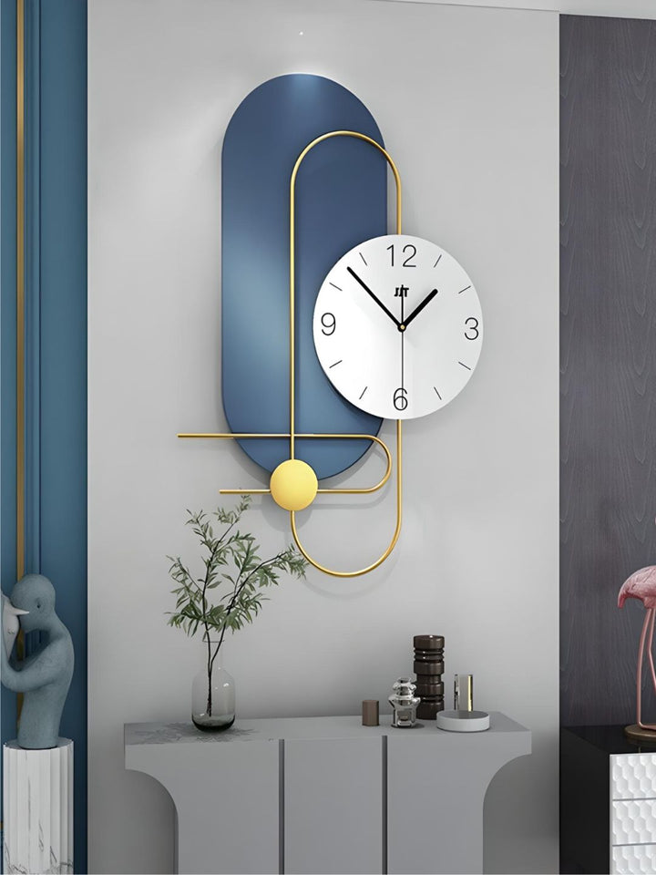 Abstract shaped wall clock