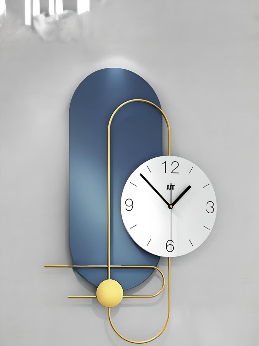 Abstract shaped wall clock