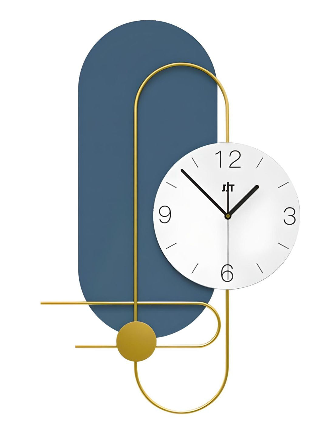 Abstract shaped wall clock