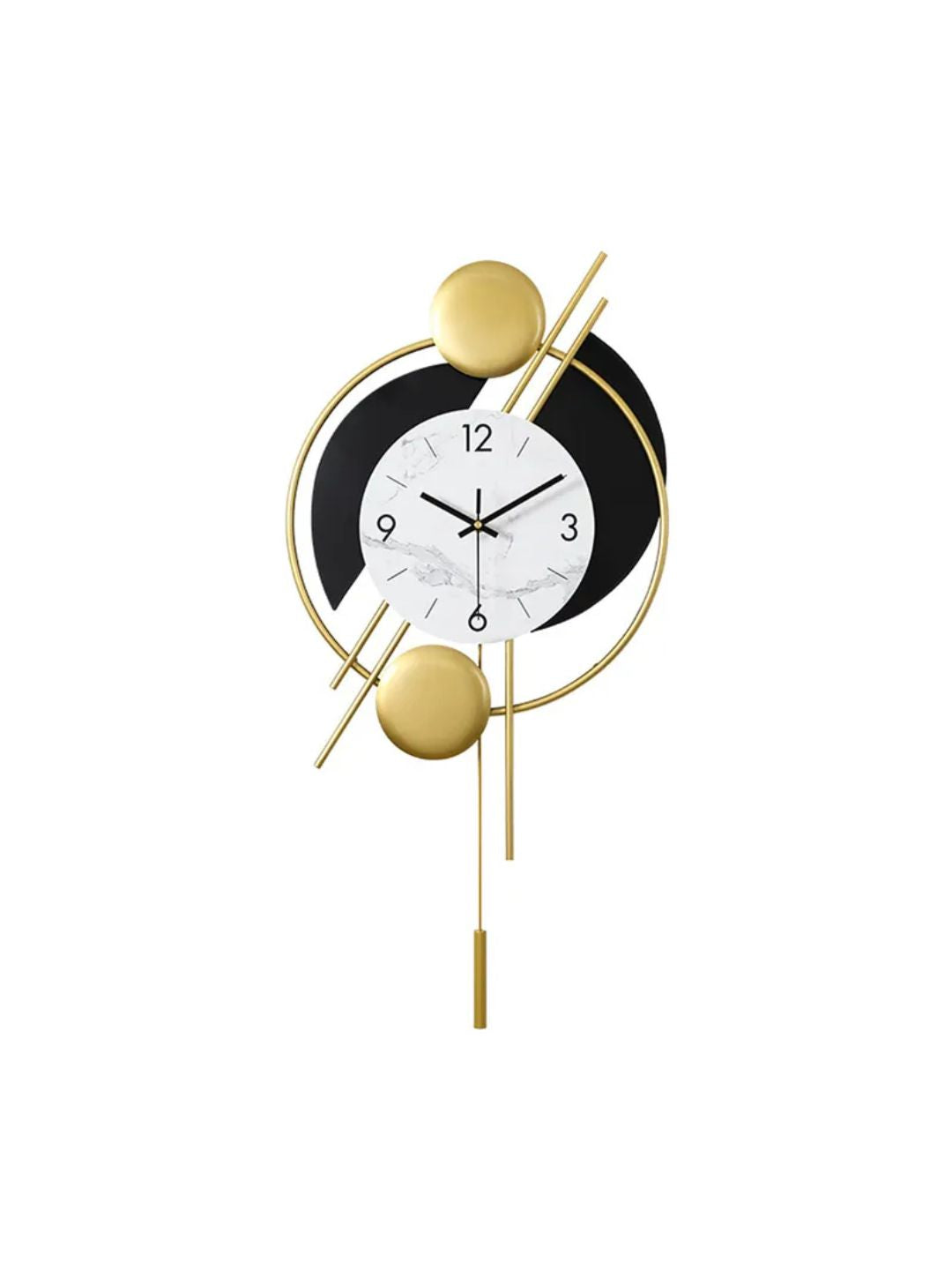 Abstract shaped wall clock