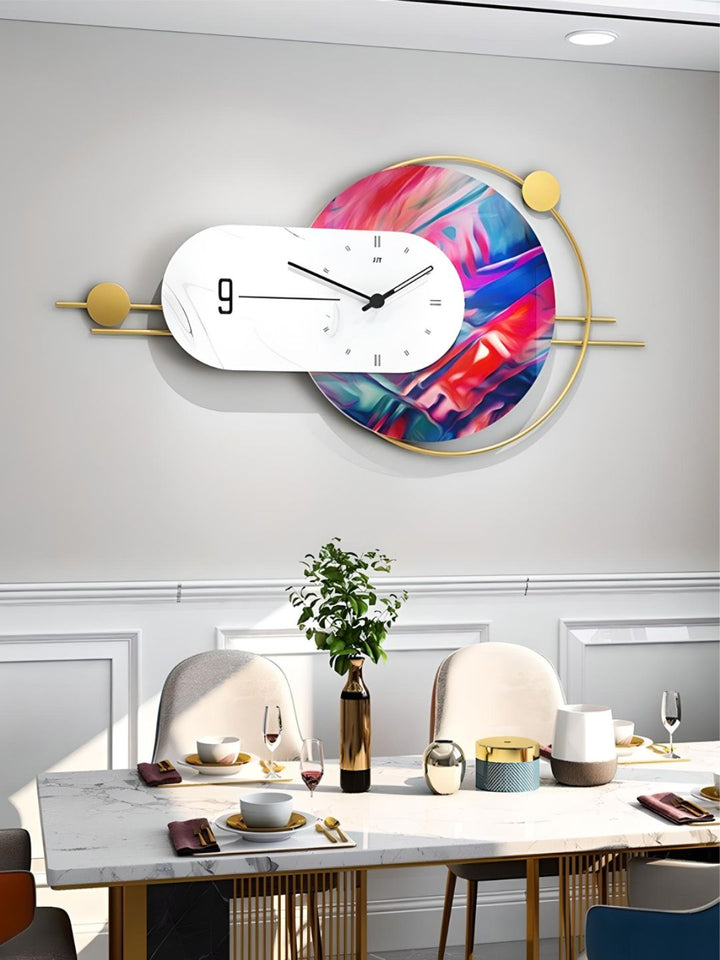 Abstract shaped wall clock