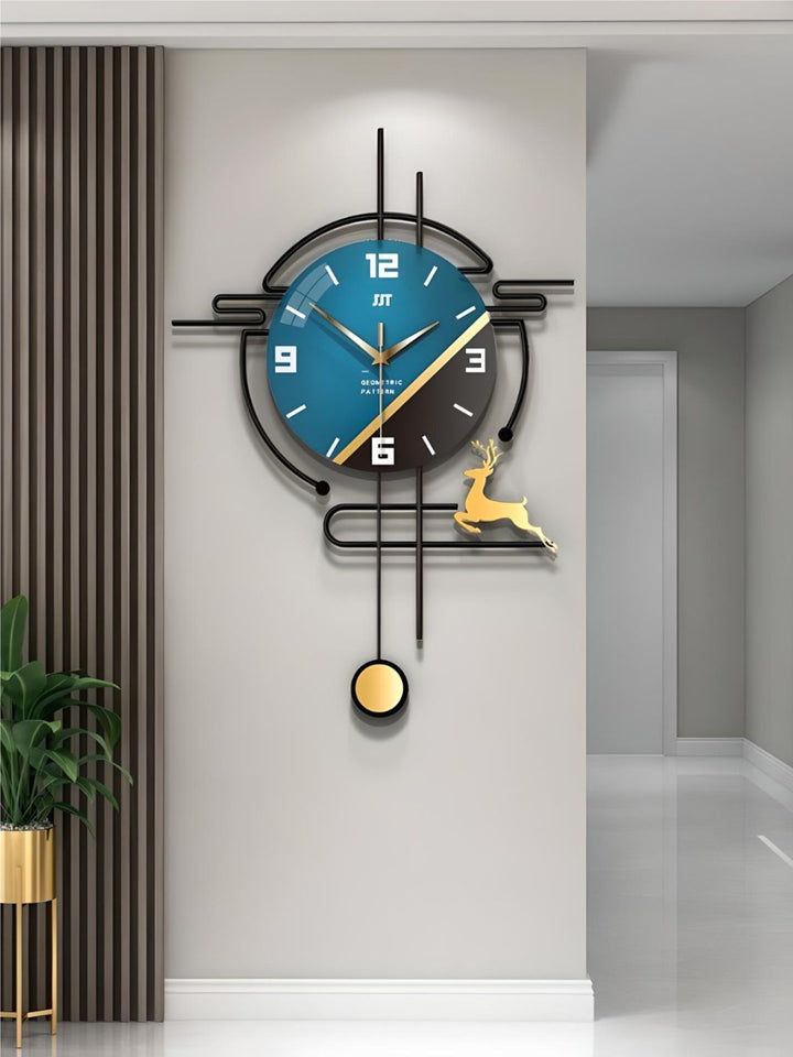 Abstract shaped wall clock