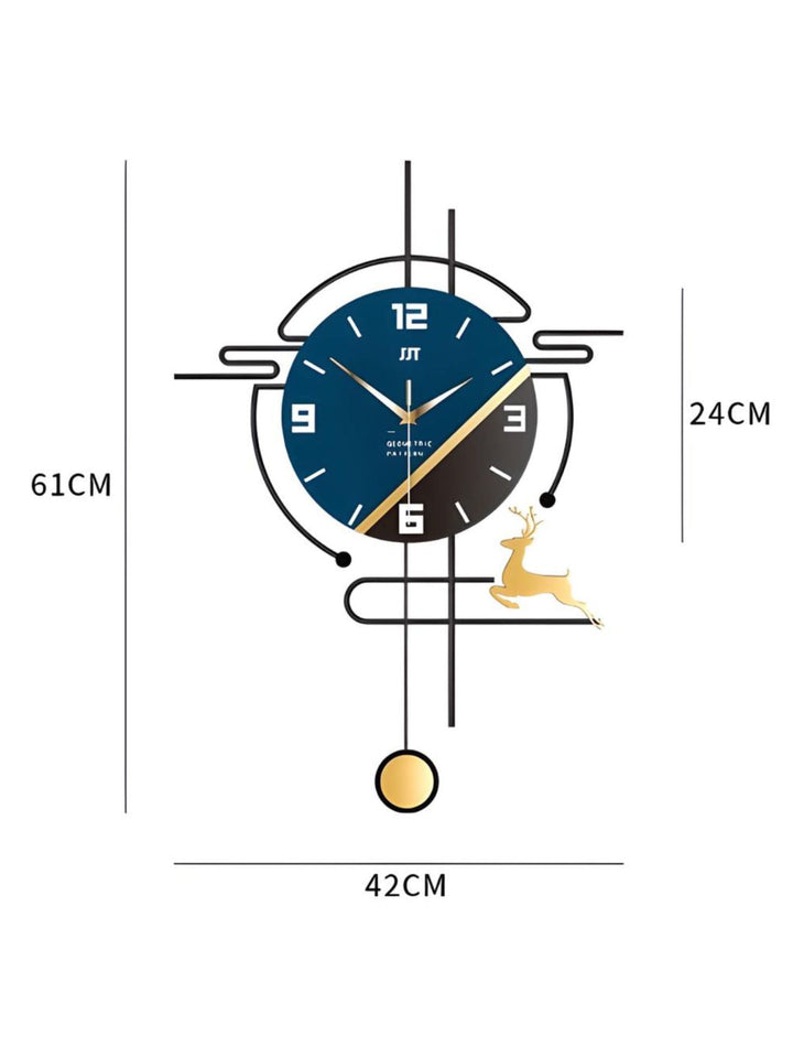 Abstract shaped wall clock