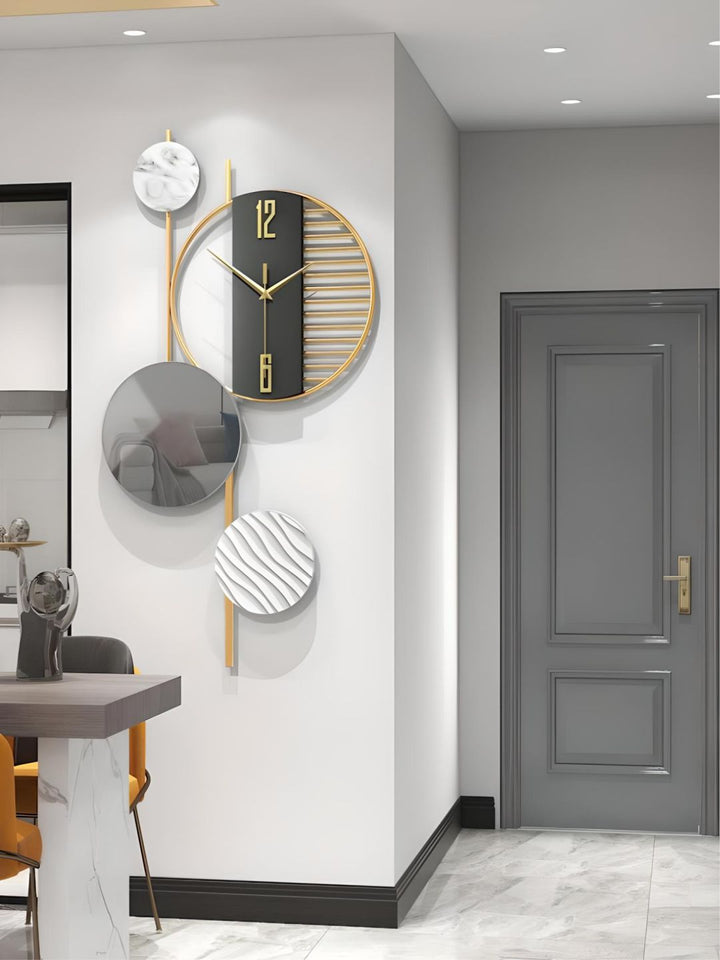Abstract shaped wall clock