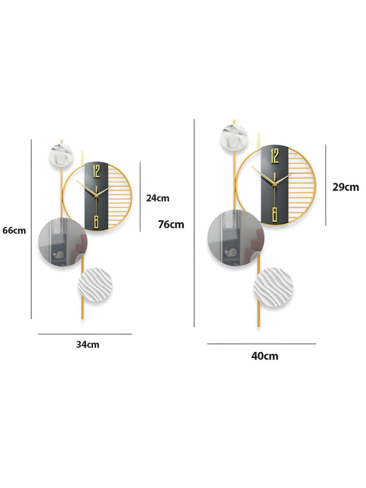 Abstract shaped wall clock