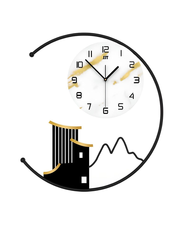 Abstract shaped wall clock