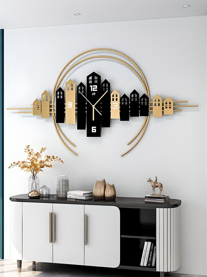 Abstract shaped wall clock