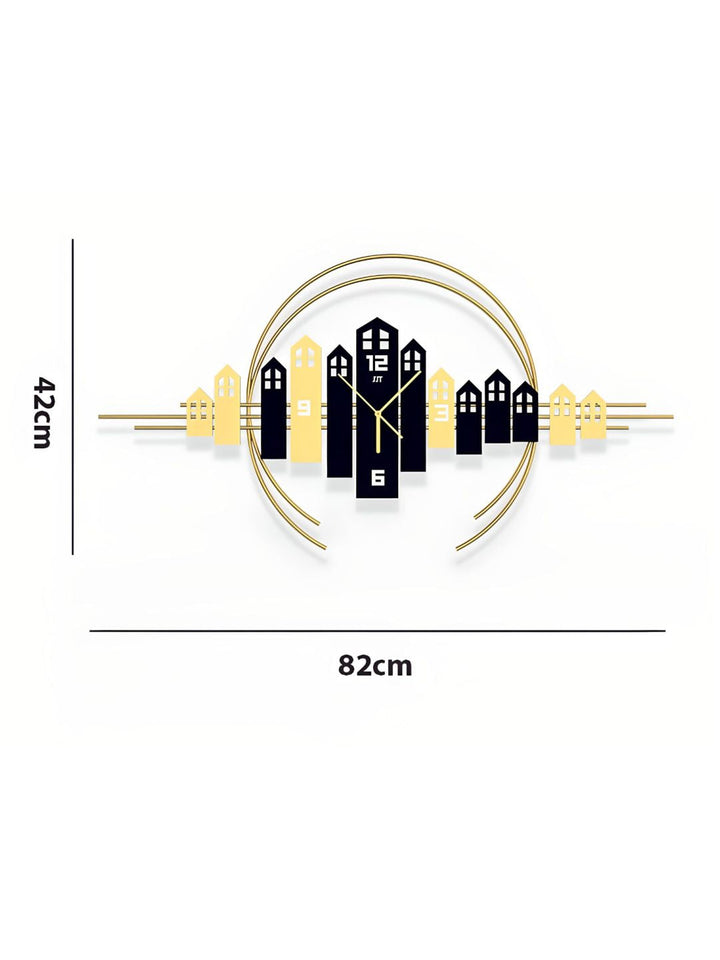 Abstract shaped wall clock