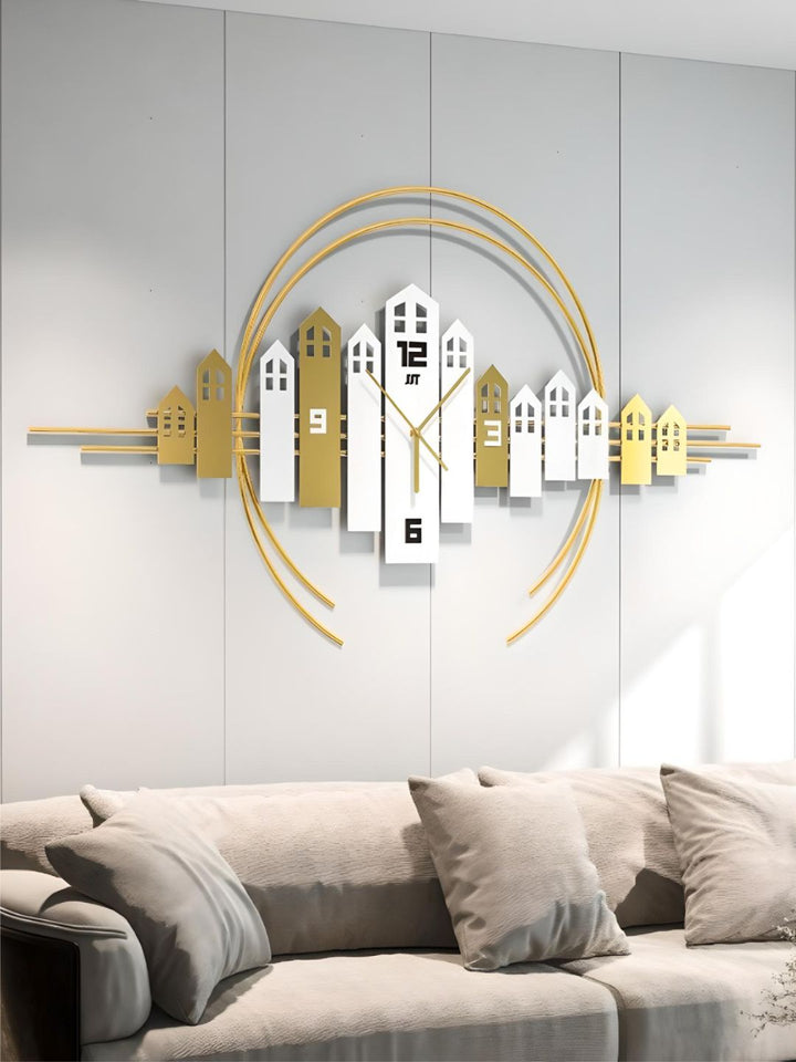 Abstract shaped wall clock