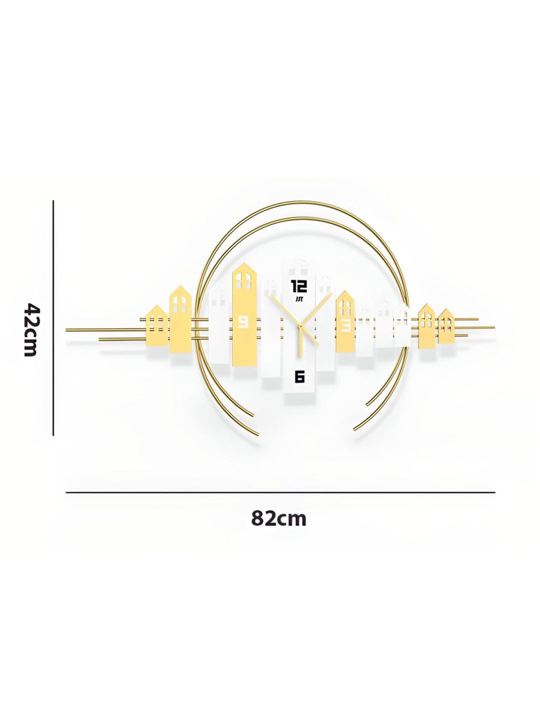 Abstract shaped wall clock