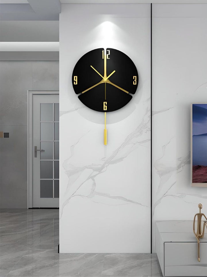 Abstract shaped wall clock