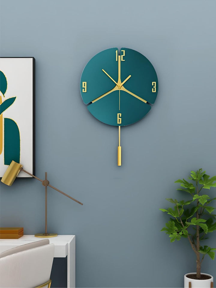 Abstract shaped wall clock