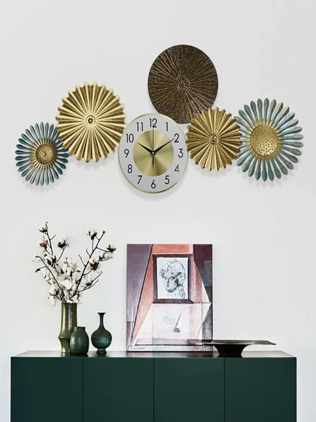 Abstract shaped wall clock