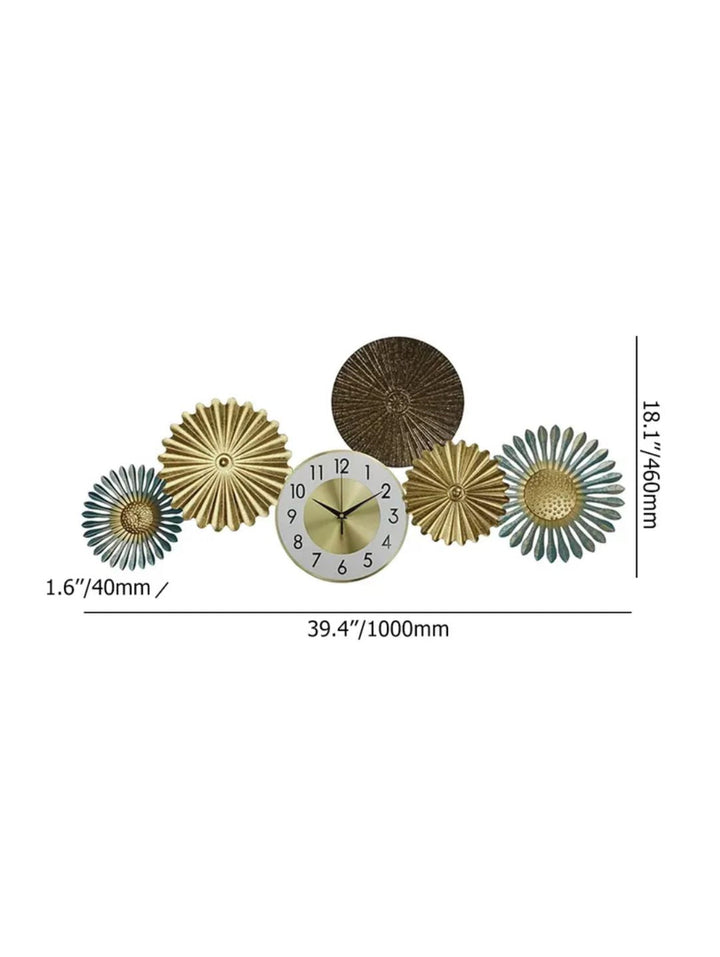 Abstract shaped wall clock