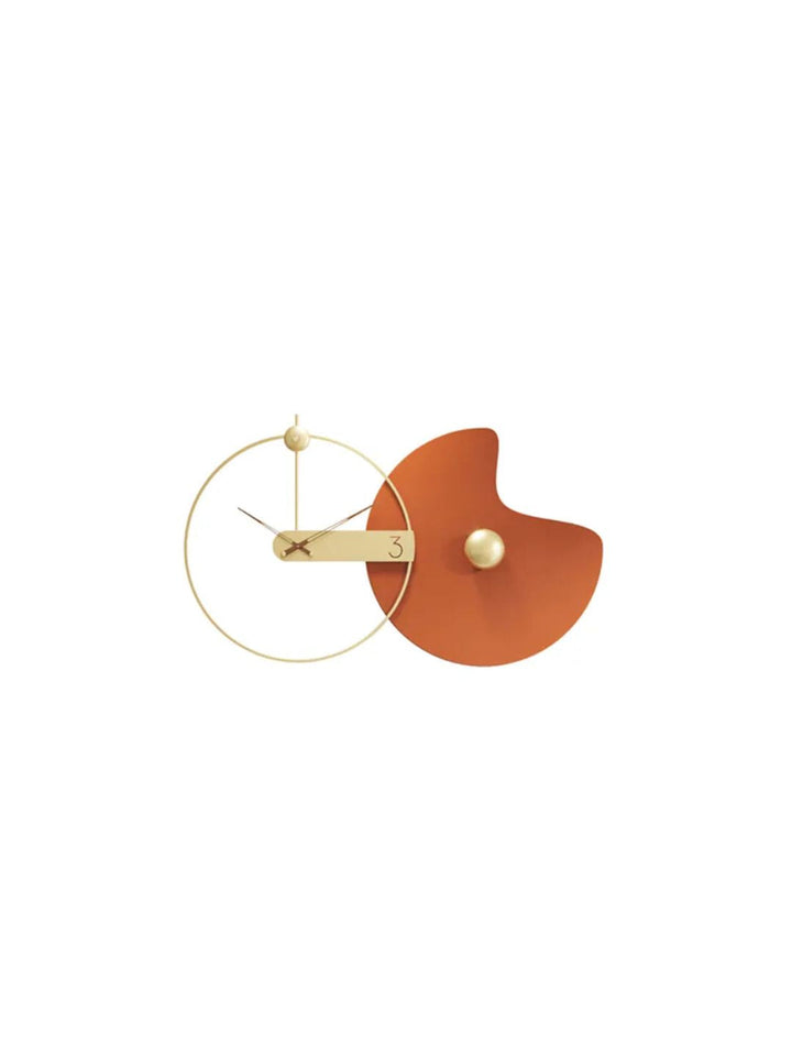 Abstract shaped wall clock