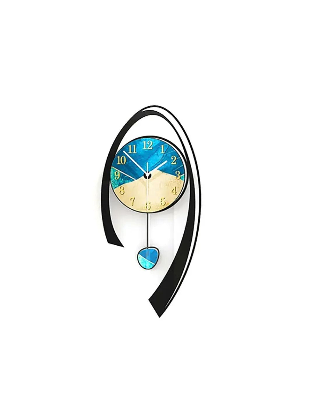 Abstract shaped wall clock