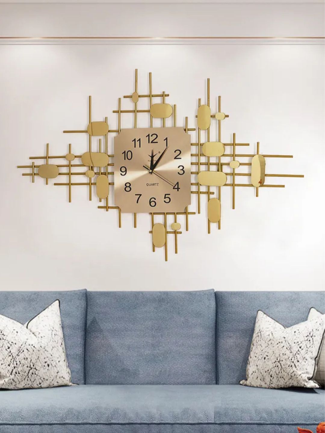 Abstract shaped wall clock