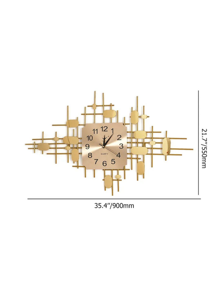 Abstract shaped wall clock