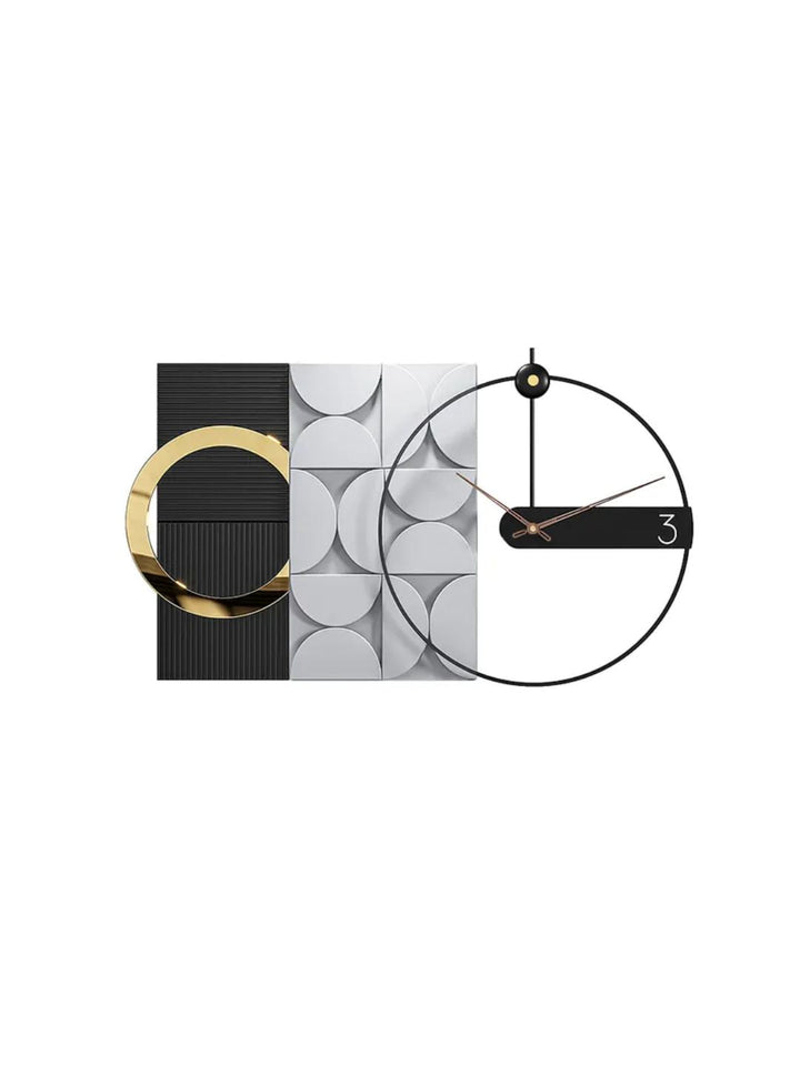 Abstract shaped wall clock