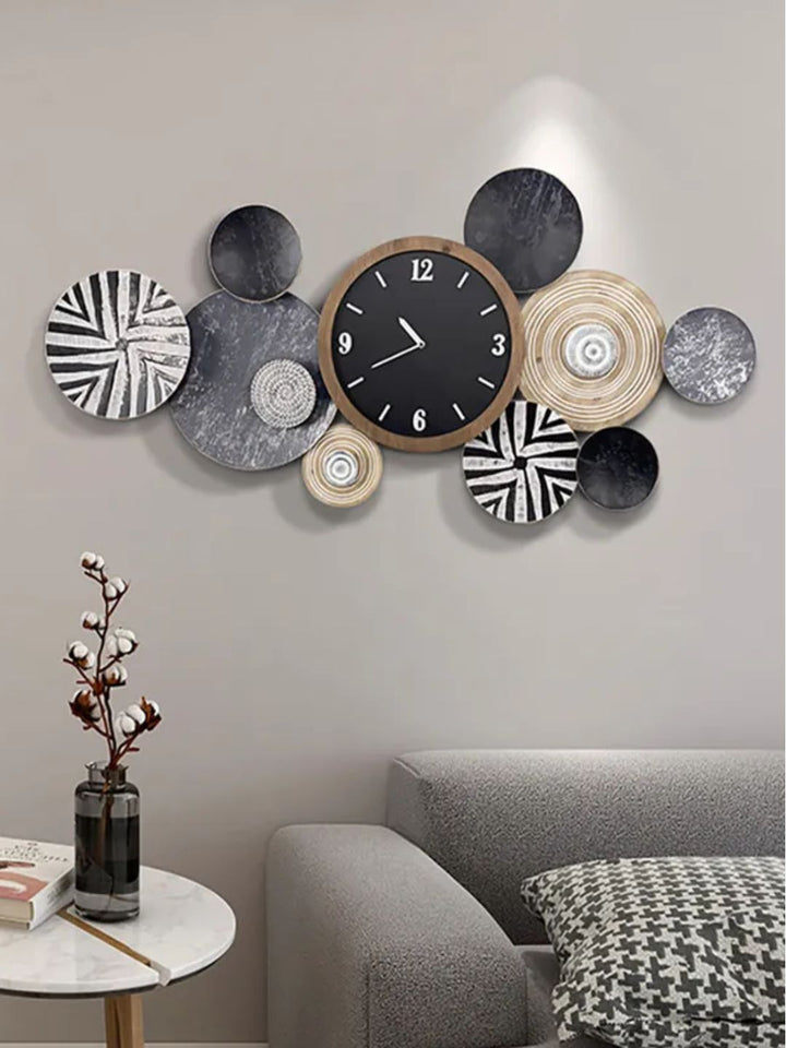 Abstract shaped wall clock