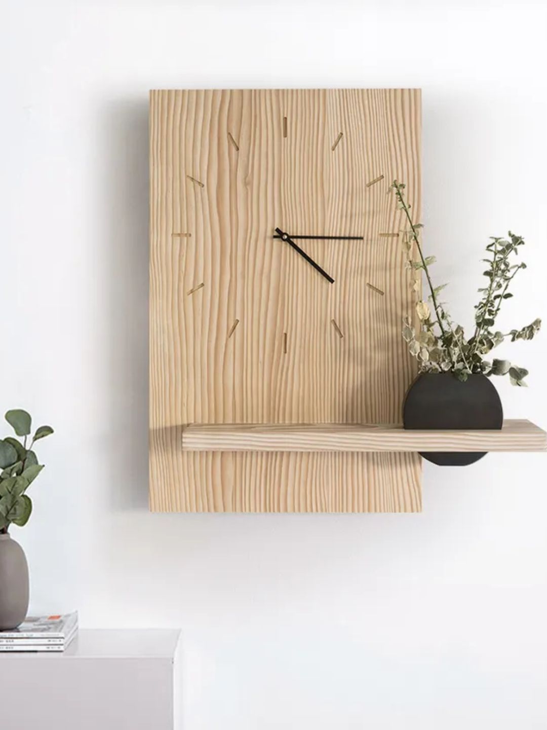 Abstract shaped wall clock