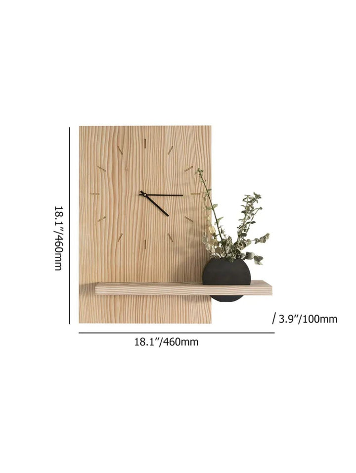 Abstract shaped wall clock