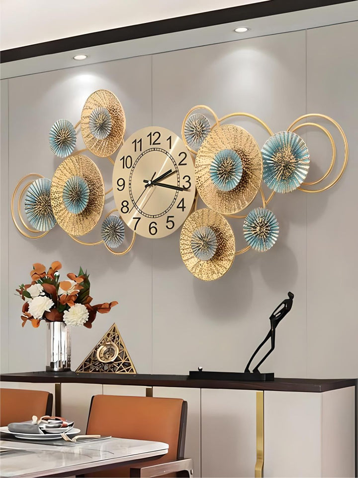 Abstract shaped wall clock