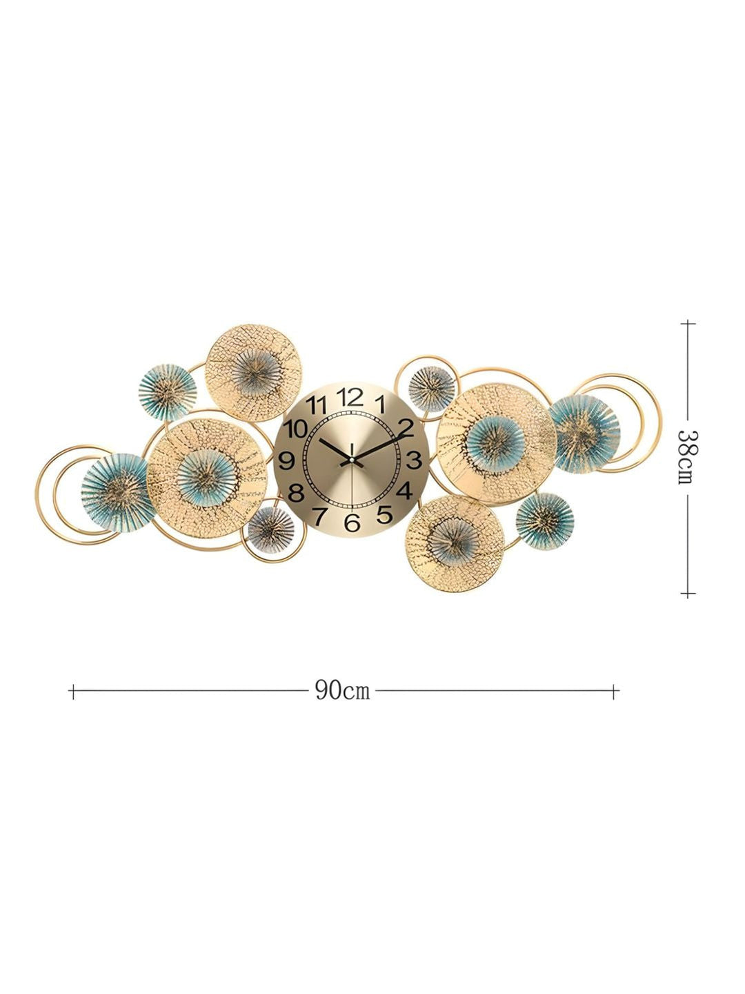 Abstract shaped wall clock