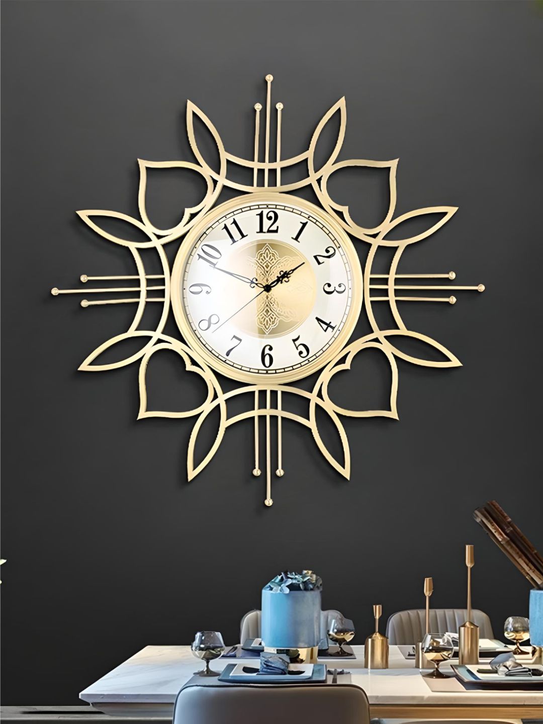 Abstract shaped wall clock