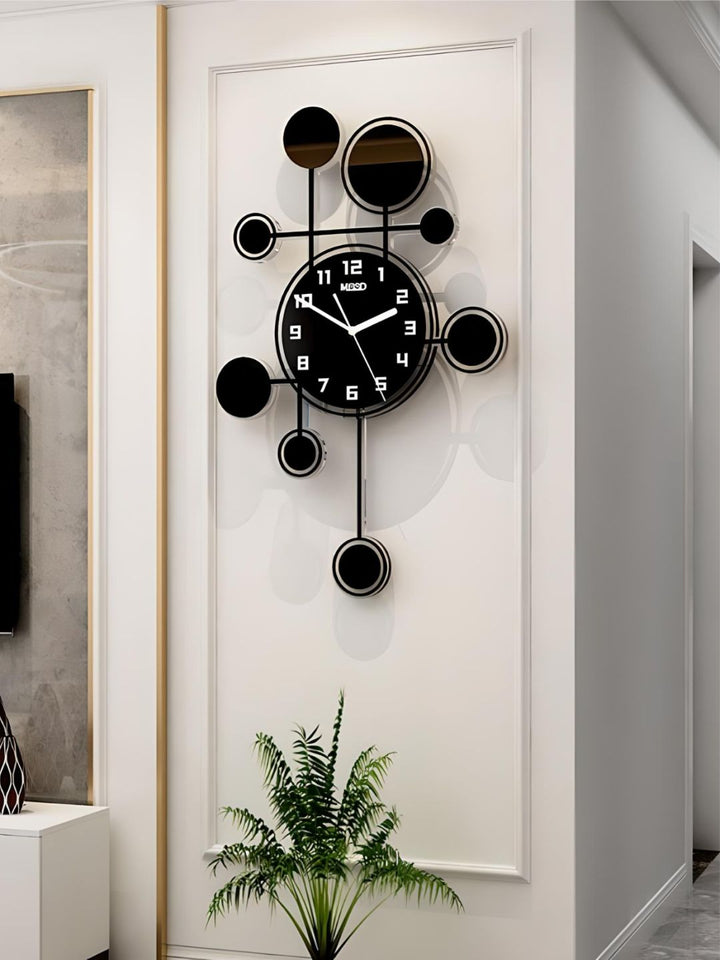 Abstract shaped wall clock