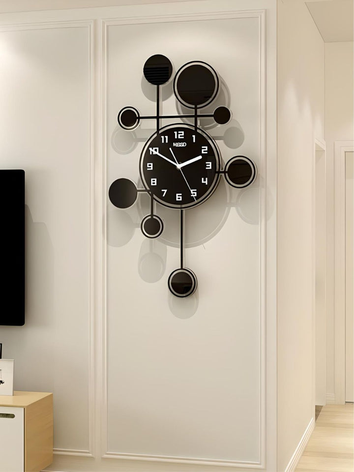 Abstract shaped wall clock