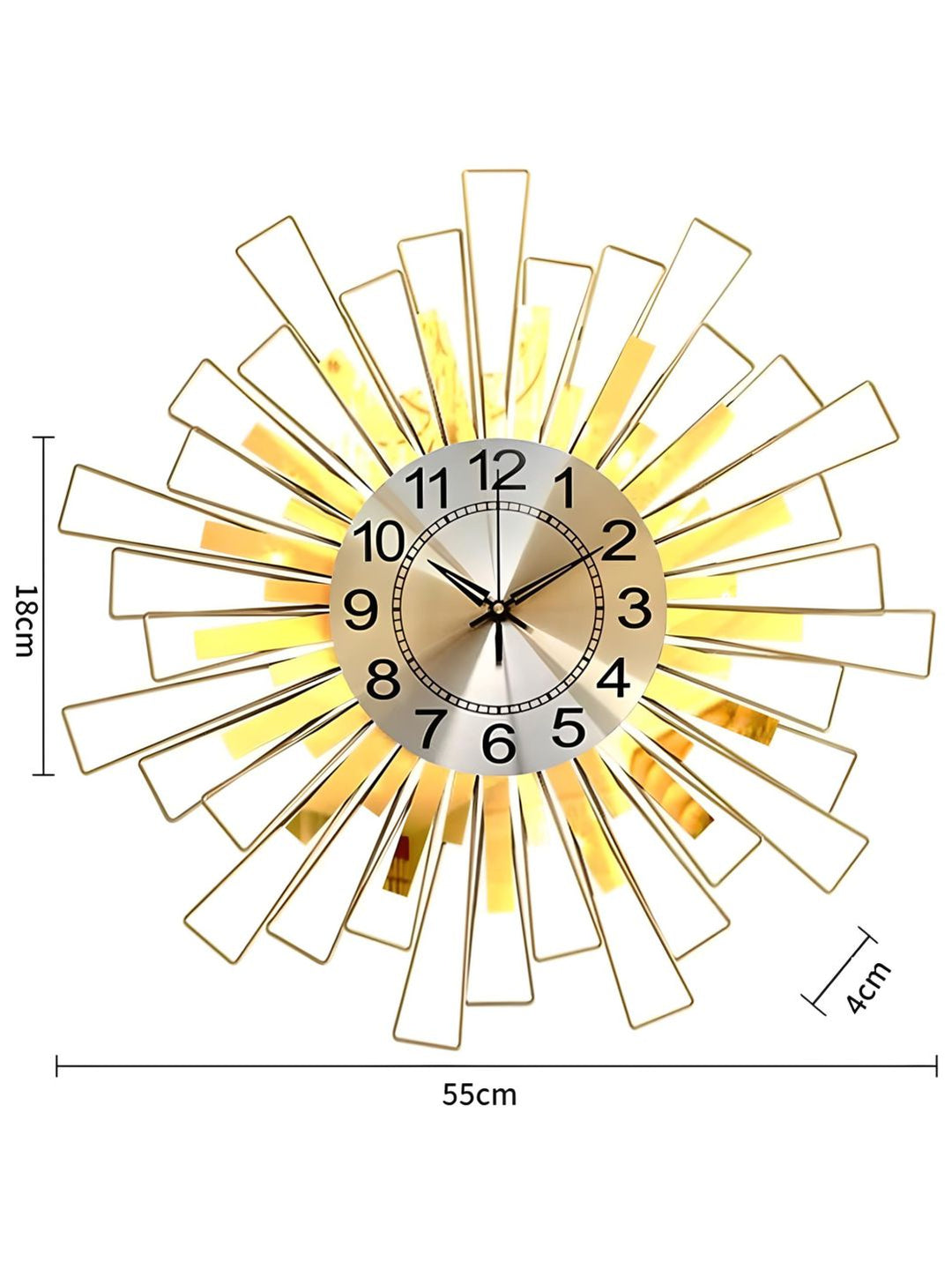 Abstract shaped wall clock