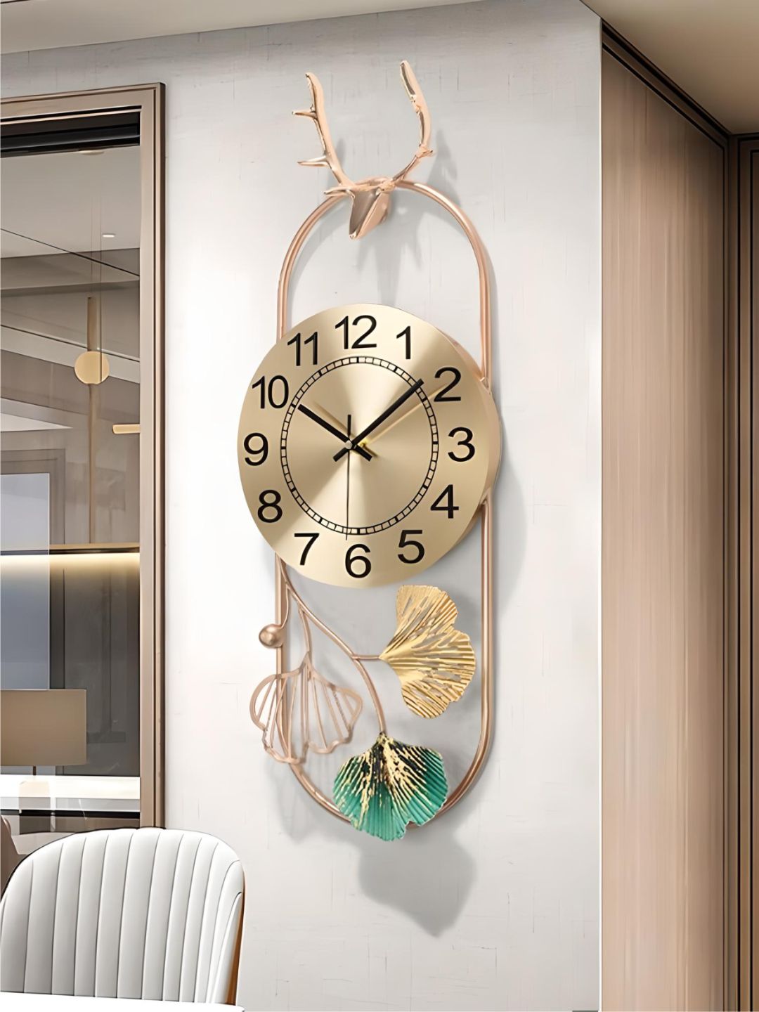 Abstract shaped wall clock
