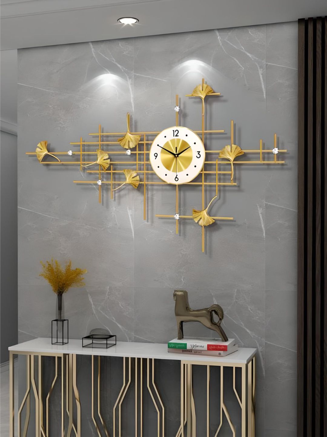 Abstract shaped wall clock