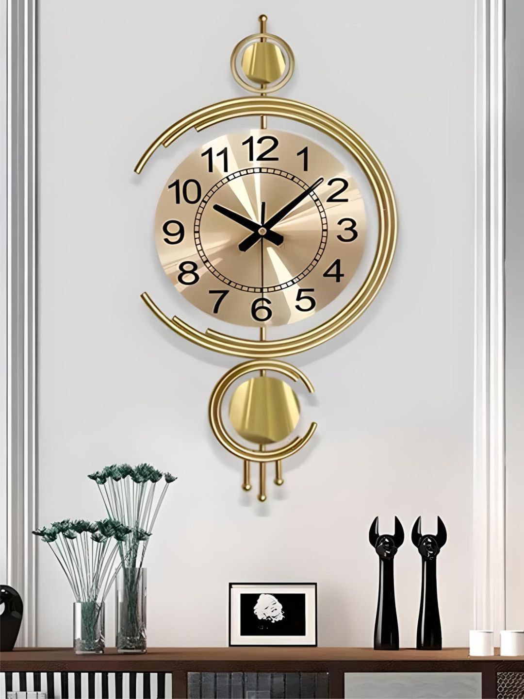 Abstract shaped wall clock