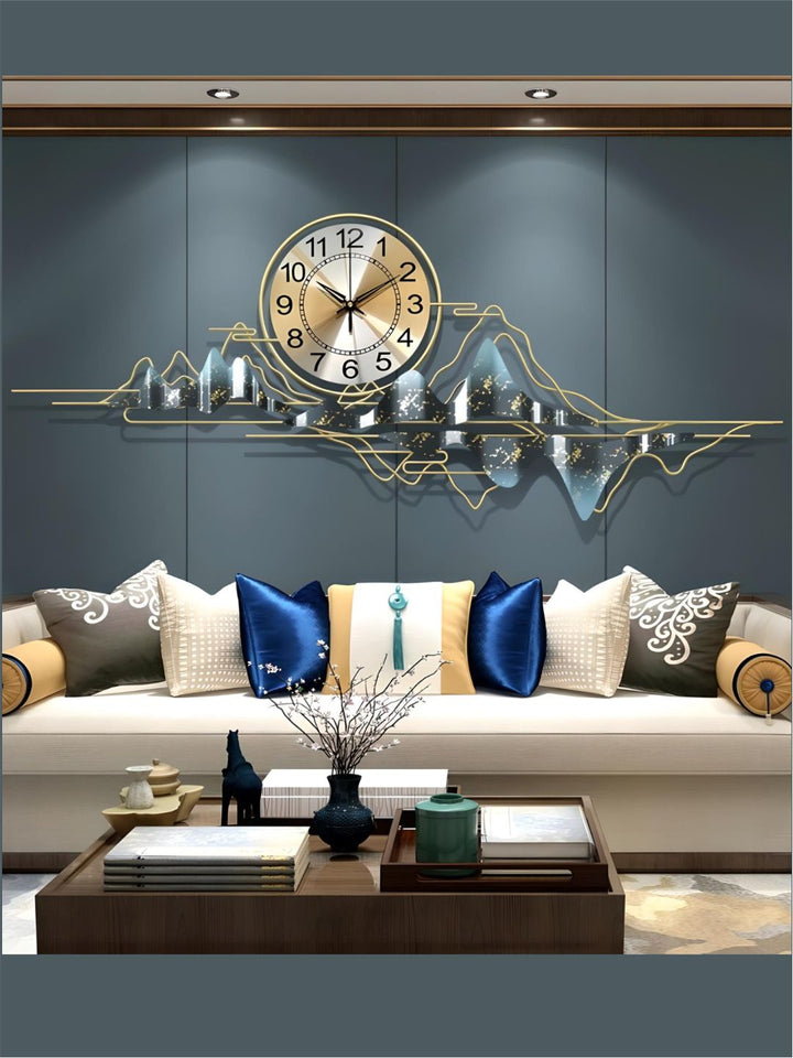 Abstract shaped wall clock