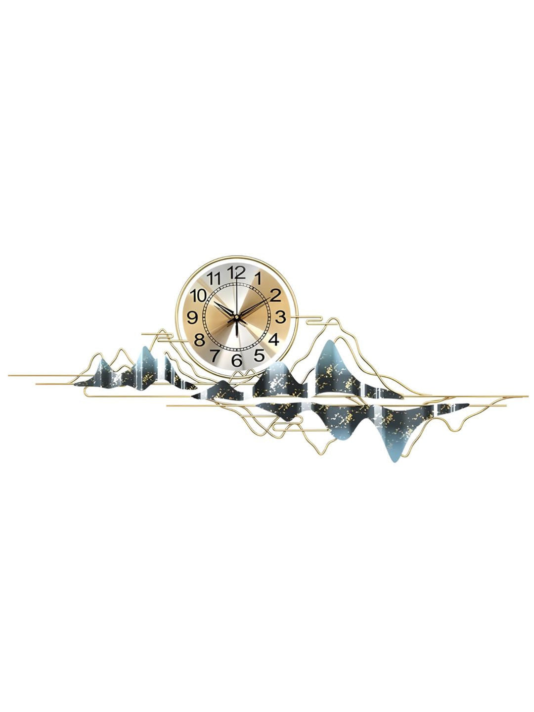 Abstract shaped wall clock