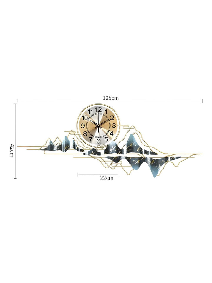 Abstract shaped wall clock