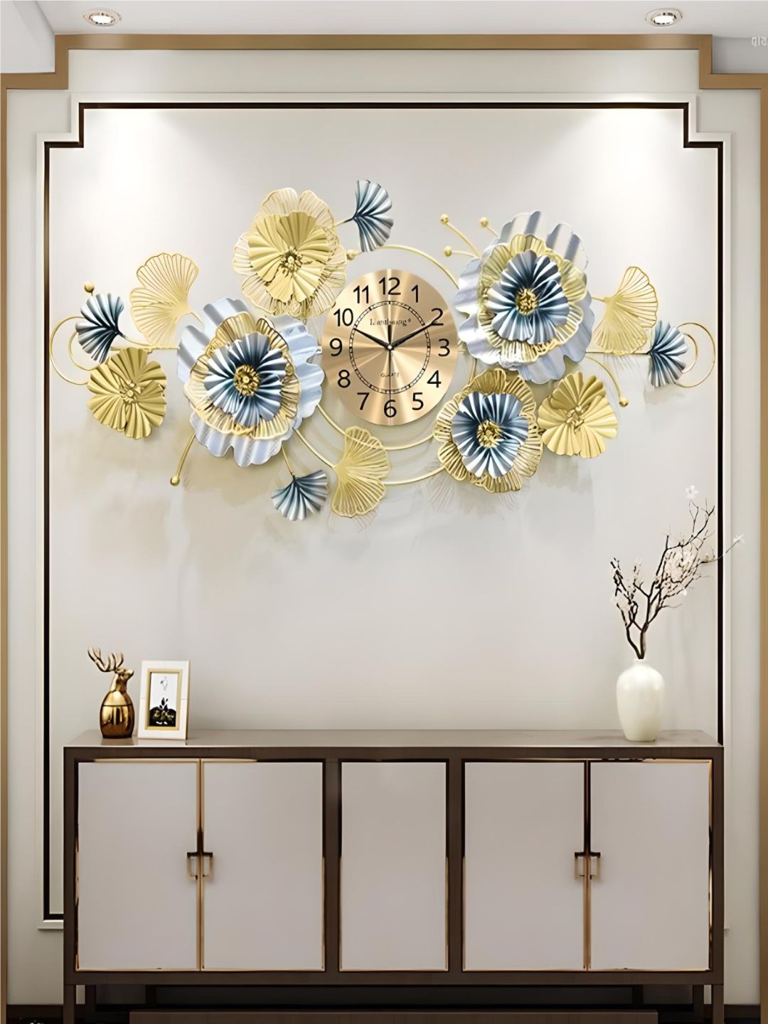 Abstract shaped wall clock