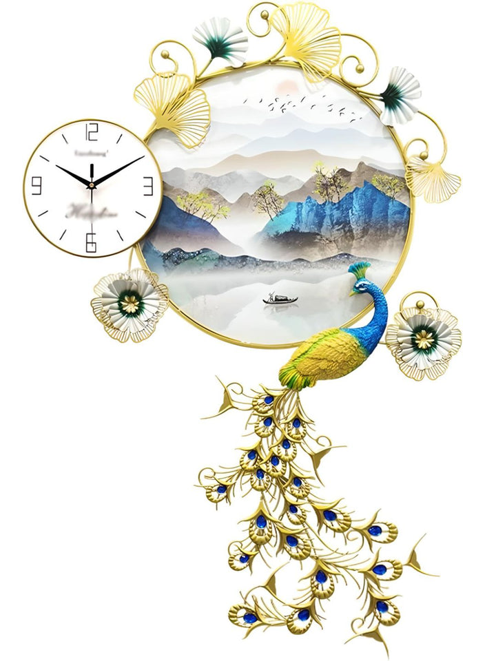 Abstract shaped wall clock