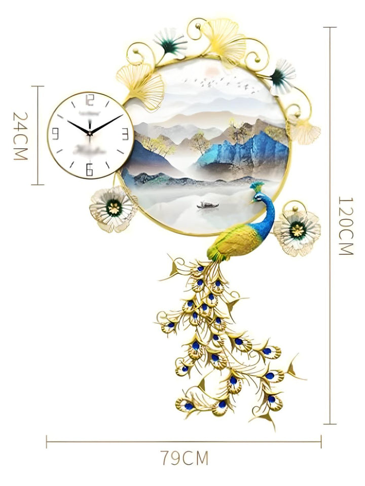 Abstract shaped wall clock