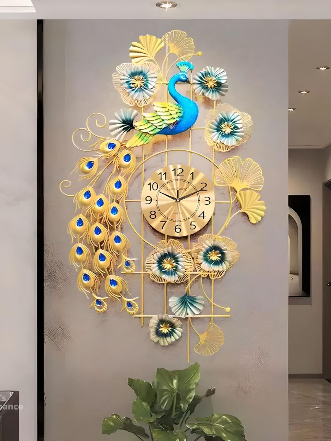 Abstract shaped wall clock