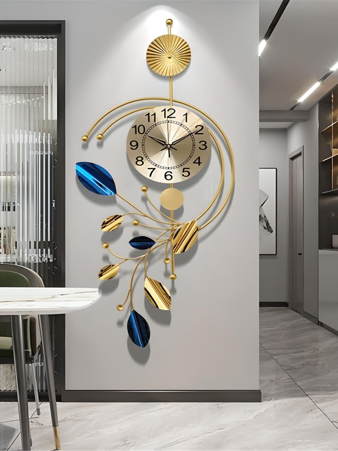 Abstract shaped wall clock