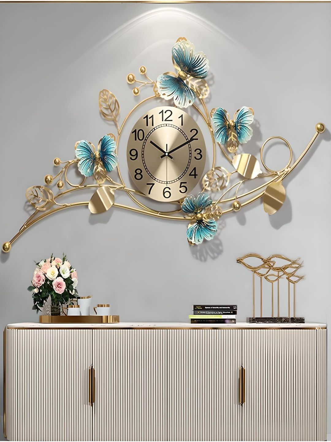 Abstract shaped wall clock