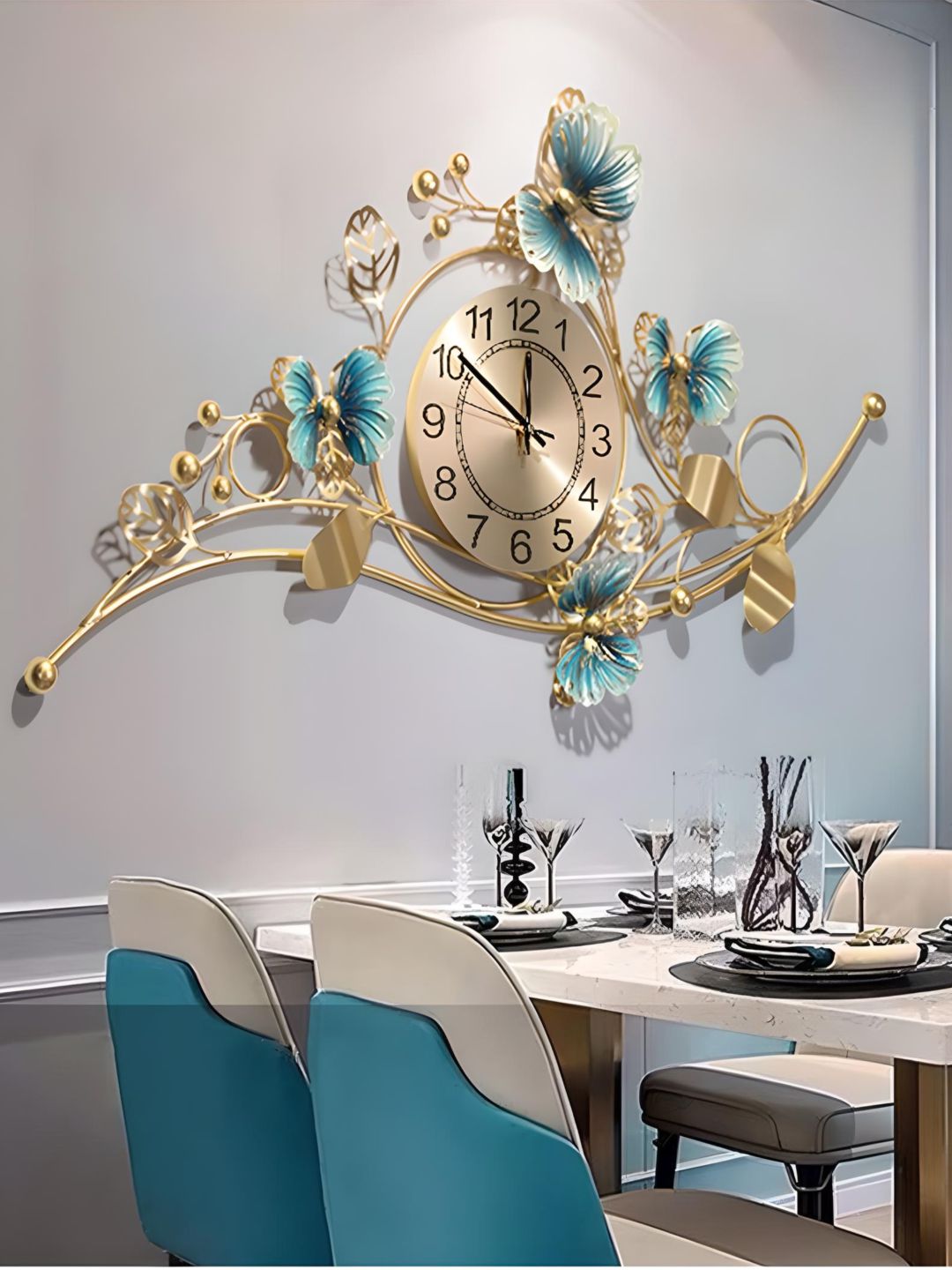 Abstract shaped wall clock